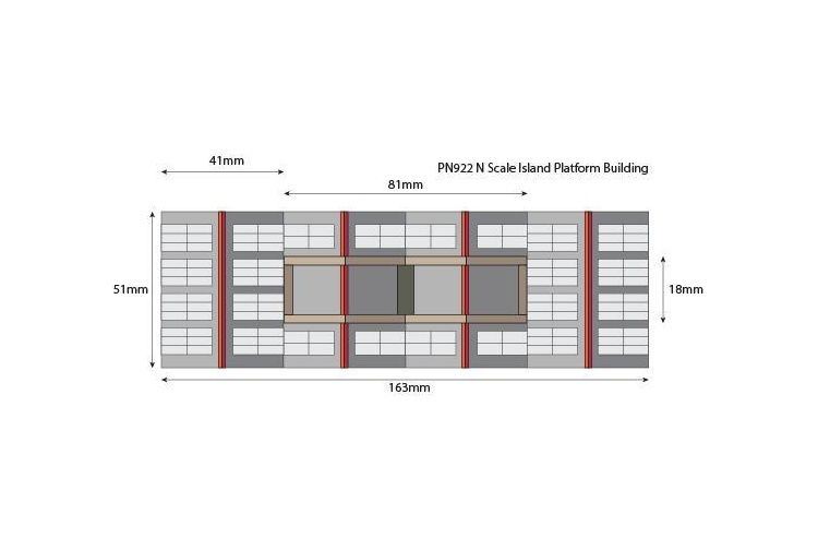Metcalfe PN922 Island Platfrom Building plan