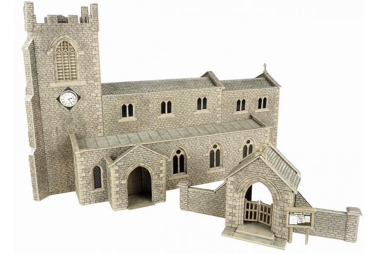 Metcalfe PO226 Parish Church OO Gauge Card Kit