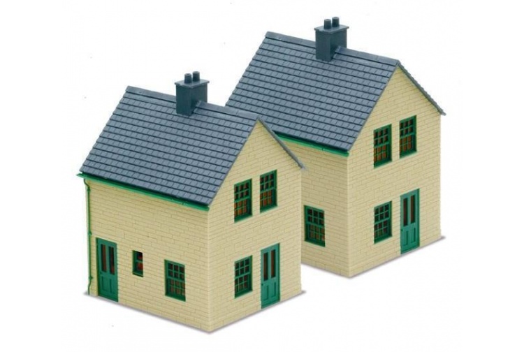 Peco LK-15 Stone Station Houses OO Gauge Plastic Kit