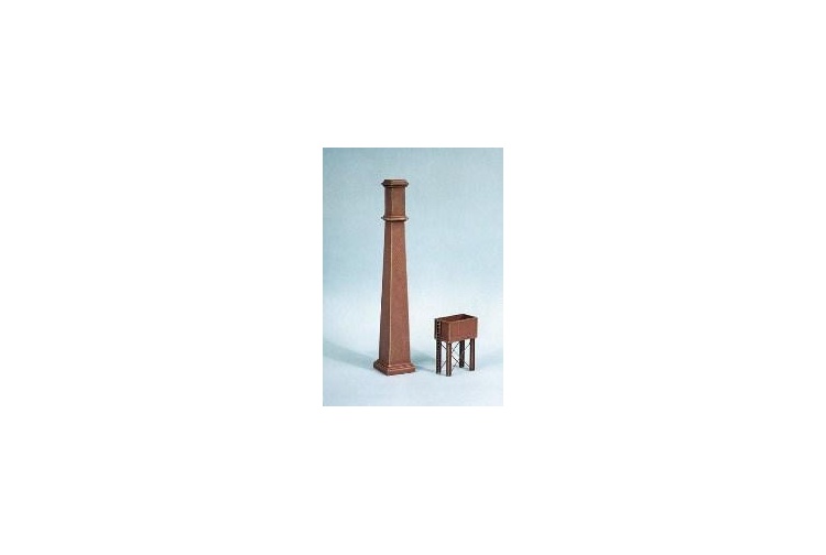 Ratio 314 Industrial Chimneys and Fittings N Gauge Plastic Kit