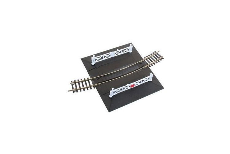 Peco ST-267 Curved 4th Radius Level Crossing With Ramps And Gates