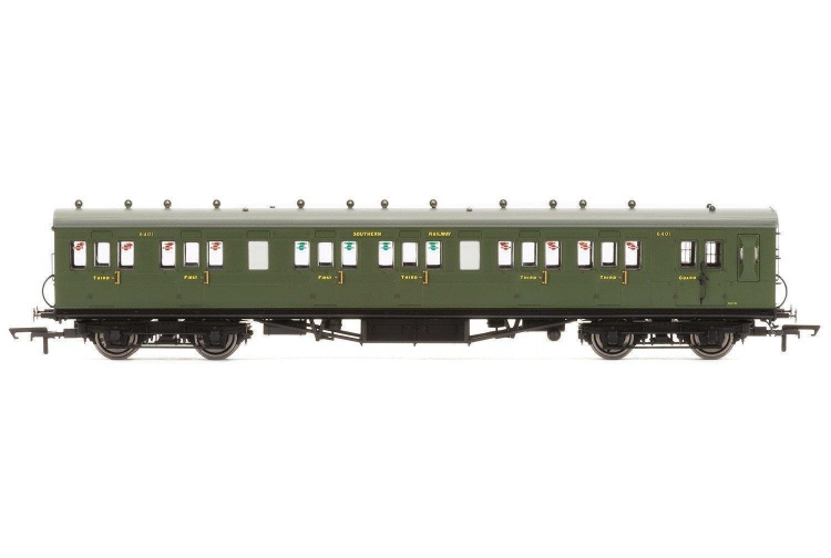 Hornby R4719A SR 58' Maunsell Rebuilt Six Compartment Brake