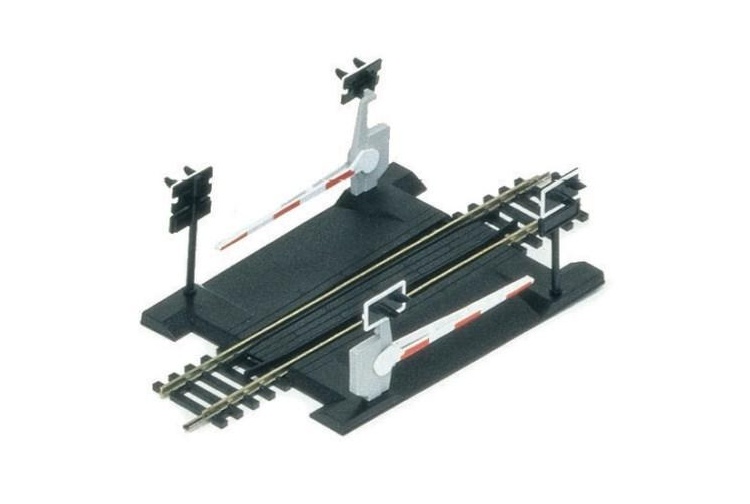 Hornby R645 Single Track Level Crossing