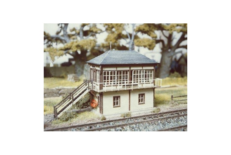Ratio 236 Midland Railway 4D Signal Box assembled