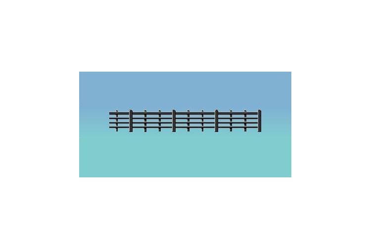Ratio 425 Black Lineside Fencing OO Gauge