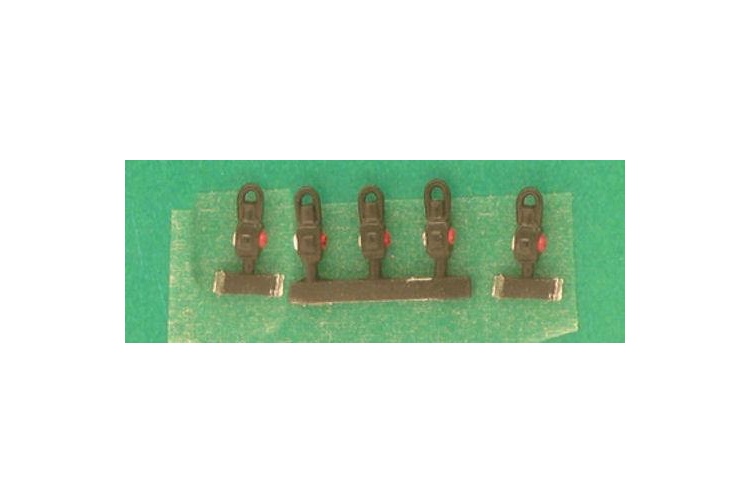 Springside DA6 Guards Van Lamps - Black (Pack of 5)