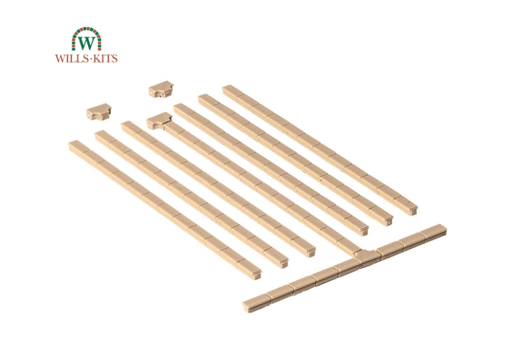 Wills Kits SS87 Concrete Trunking OO Gauge Plastic Kit