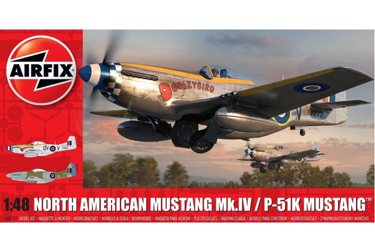 Airfix A05137 North American Mustang Mk.IV/P-51K