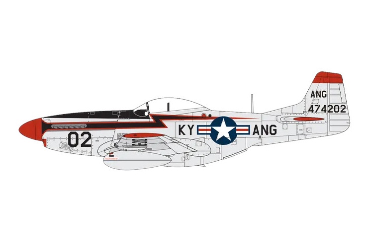 Airfix A02047A North American F-51D Mustang 1:72 Scale Model Plastic Kit