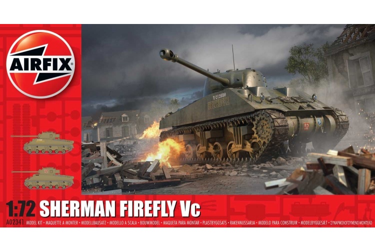Airfix A02341 Sherman Firefly 1:72 Scale Model Tank Kit