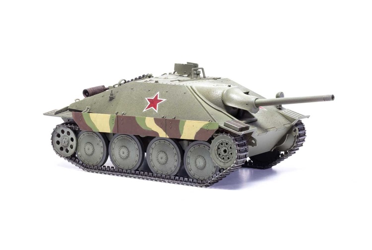 Airfix A1353 JagdPanzer 38 Tonne Hetzer, Late Version 1:35 Scale Model Tank Kit completed