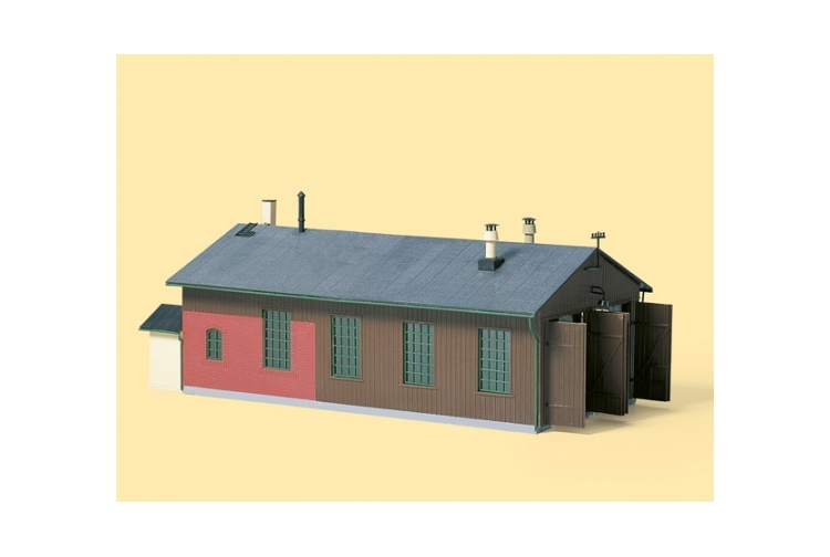 Auhagen 11332 Double Track Locomotive Shed Left