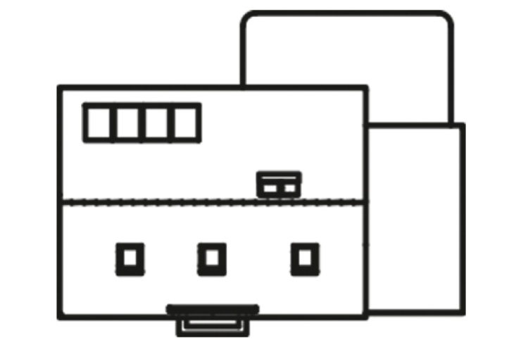 Auhagen 11454 Detached House With Garage Floor Plan