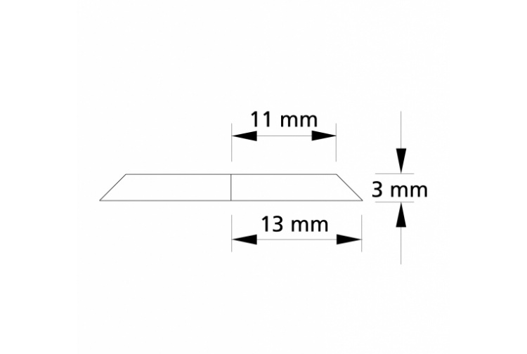 Auhagen 44563 Cork Track Underlay 500mm Dimensions