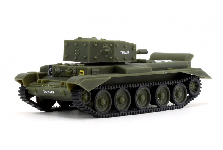 Bachmann 38-725 WD 50T Warflat Bogie Wagon And WD Khaki Green Cromwell MK4 Tank Only Tank Front Right