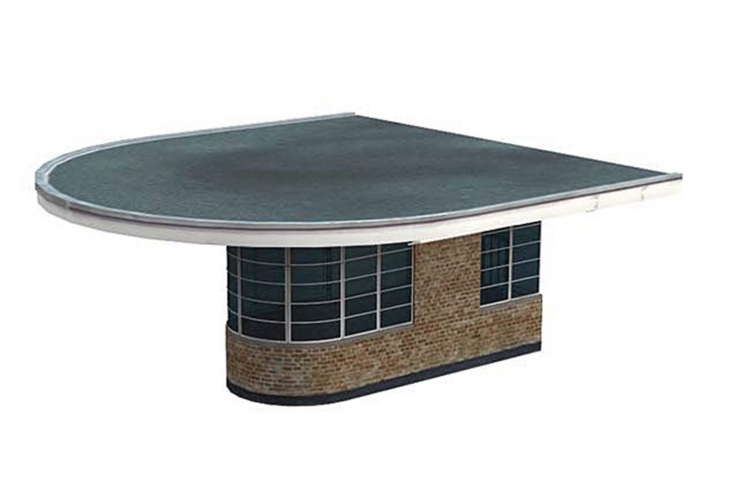 Bachmann 44-067 Art Deco Platform End Building