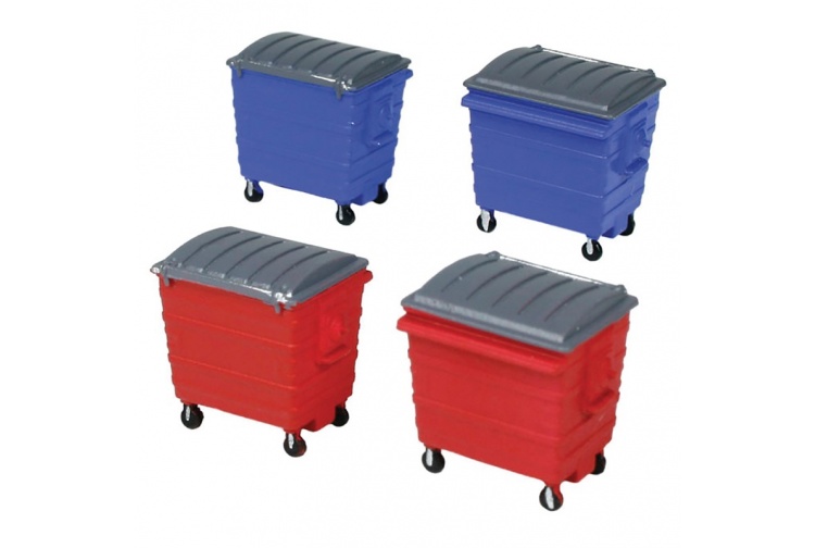 Bachmann 44-501 Scenecraft Commercial Lid Skips 4