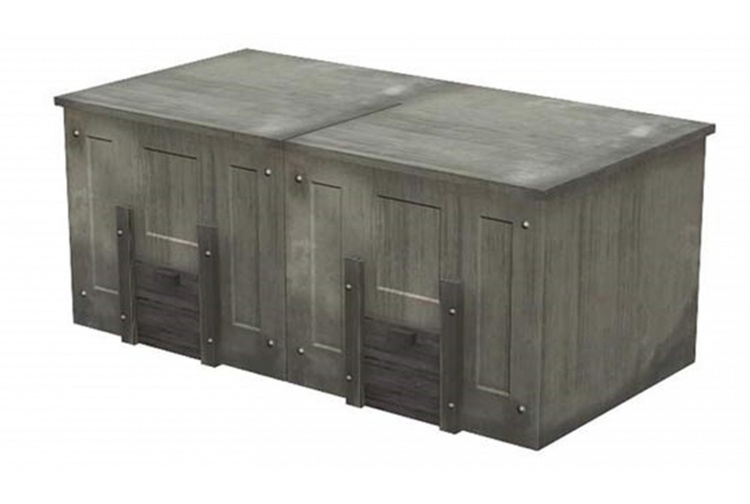 Bachmann 44-538 Domestic Coal Bunkers 4 Closeup