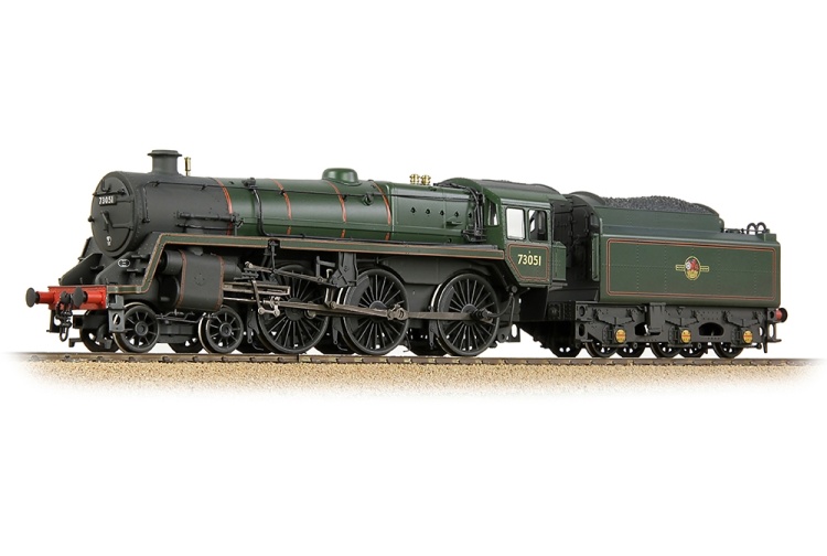 Bachmann Branchline 32-511 BR Standard 5MT BR1G Tender 73051 BR Lined Green (Late Crest) Weathered