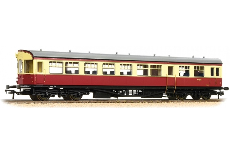 Bachmann Branchline 39-578 GWR Hawksworth Auto-Trailer BR Crimson & Cream