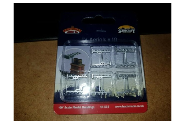 Bachmann Branchline 44-535 TV Aerials 10 Package