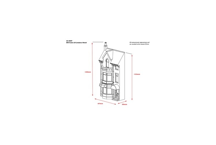 bachmann-scenecraft-44-0207-oo-scale-low-relief-lindene-hotel-1