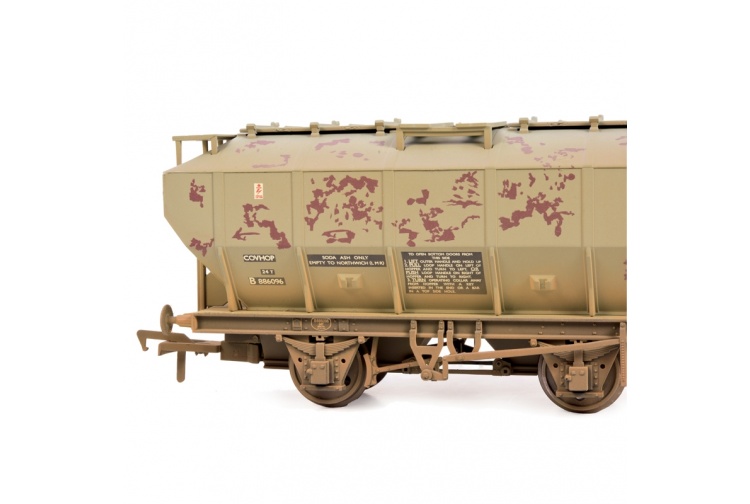  Bachmann 38-501a BR 35T Covered Hopper Wagon BR Grey detail