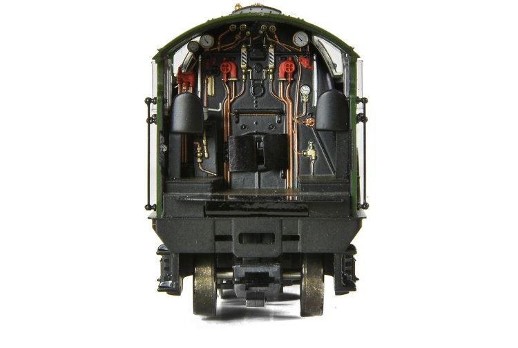 Bachmann Branchline 35-202 OO Gauge LNER V2 60847 'St Peter's School' BR Lined Green (Late Crest) cab detail