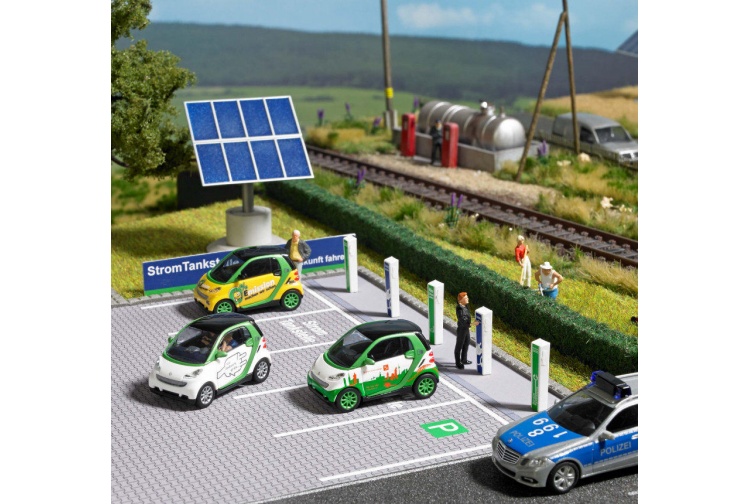 Busch 1160 Electric Car Charging Station With Solar Panels