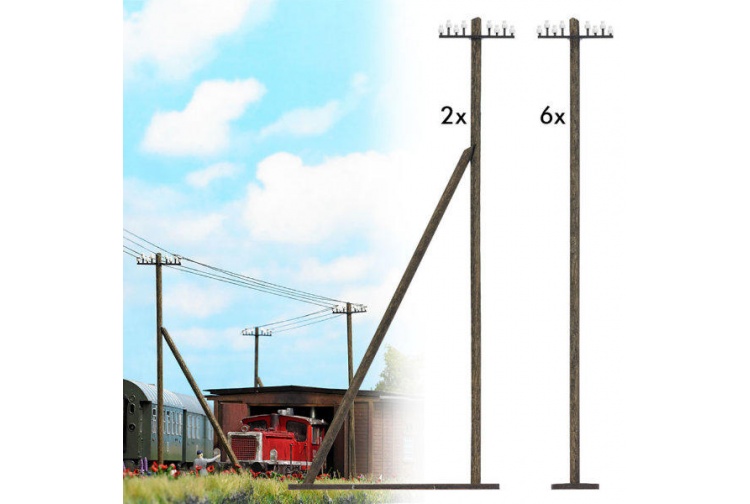 Busch 1499 Telegraph Poles