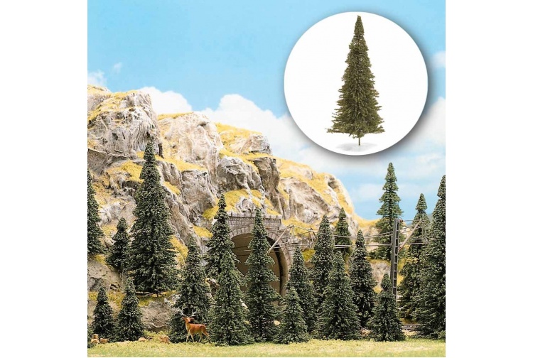 Busch 6472 Model Railway Scenery - Pine Trees (Pack of 60)