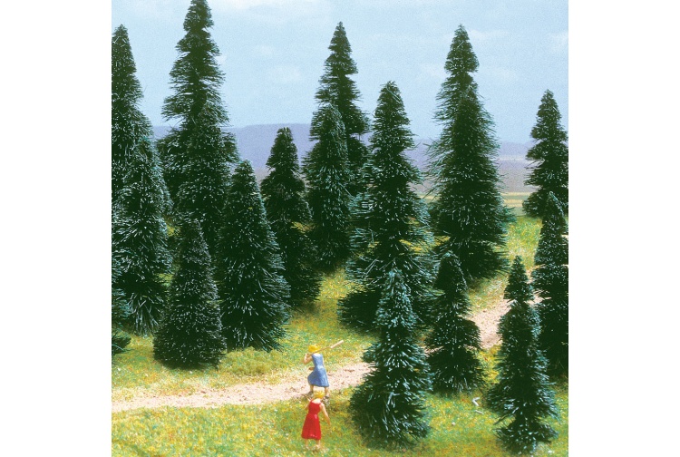 Busch 6503 N Gauge Model Railway Scenery - Trees (Pack of 10)