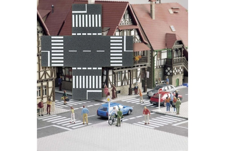 Busch 7075 N Pedestrian Crossing Example Layout