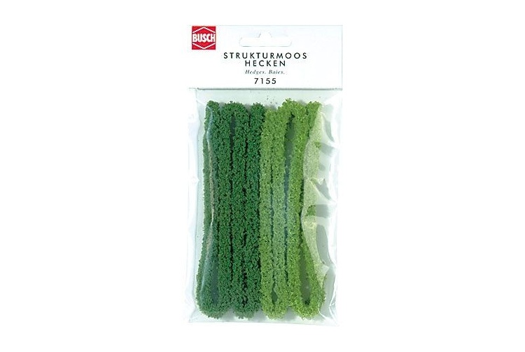 Busch 7155 N Scale Moss Hedge.