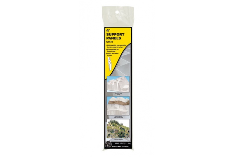 Woodland Scenics C1173 4in. Support Panels pkg