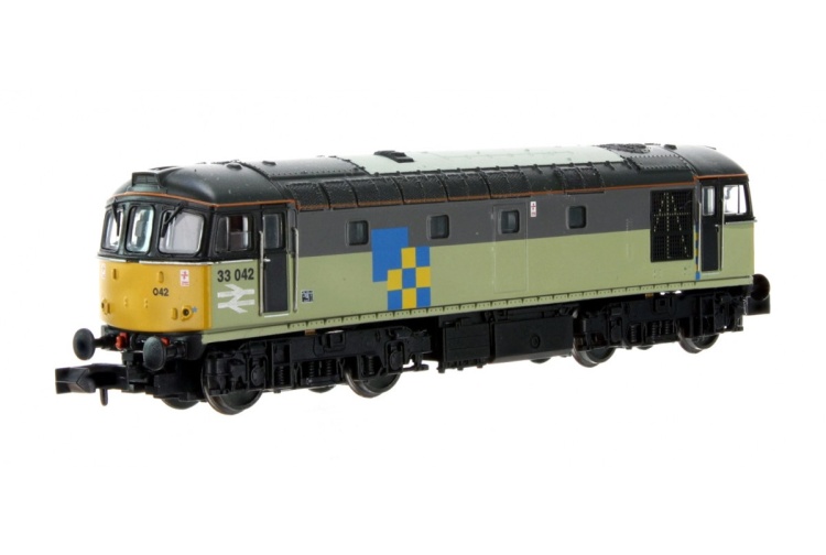 Dapol 2D-001-007D N Gauge Class 33/0 33042 Triple Grey Construction Sector