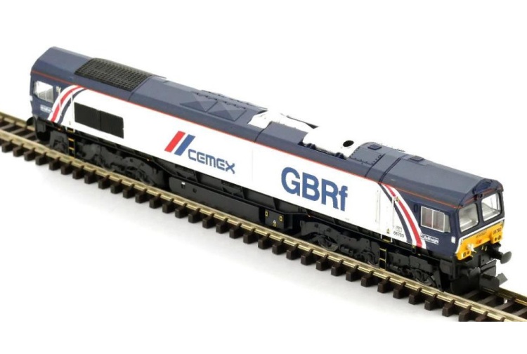 Dapol 2D-007-014D N Gauge Class 66 780 GBRf Cemex (DCC-Fitted).