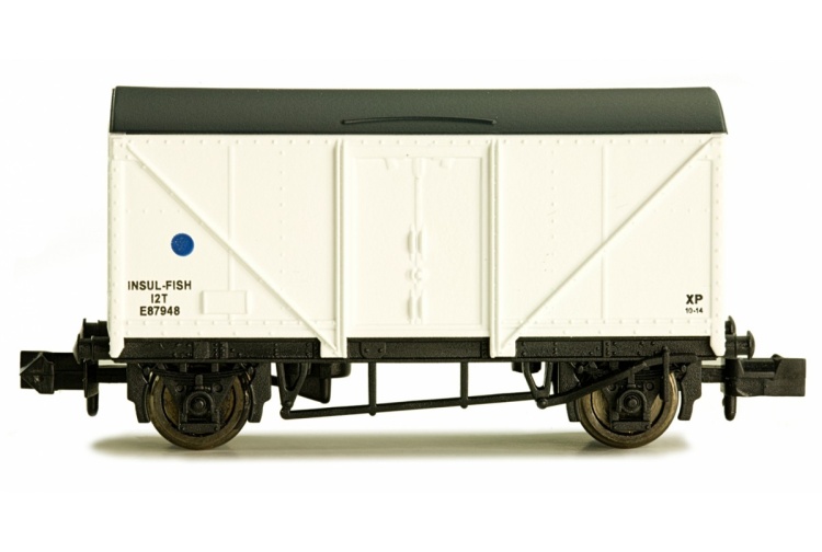 Dapol 2F-019-008 N Gauge Blue Spot Fish Van (white) E87948