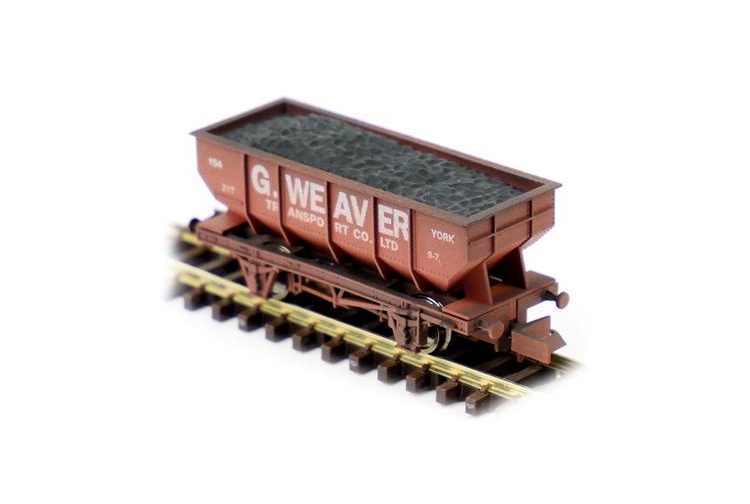 dapol-2f-034-010-n-gauge-21t-ton-steel-hopper-g-weaver-weathered-picture-2