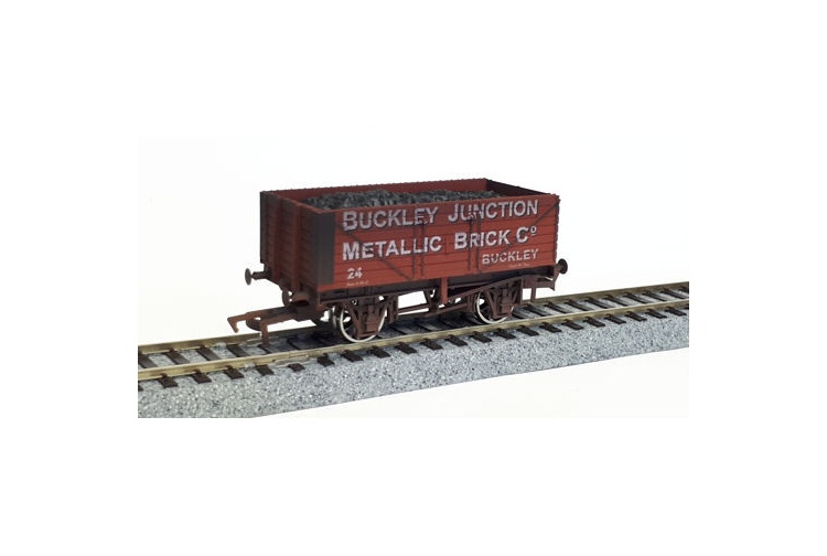 Dapol 4F-071-149 7 Plank Wagon Buckley Junction 24 Weathered
