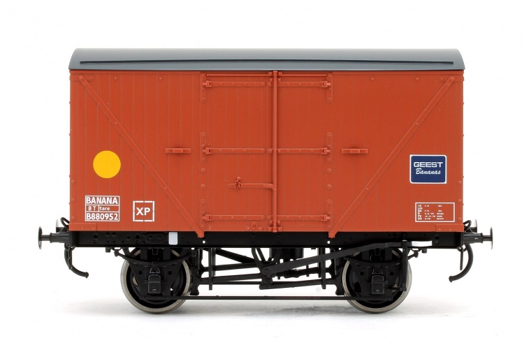 Dapol 7F-016-002 10 Foot Chassis Wagon B880952 Geest Banana Van Bauxite