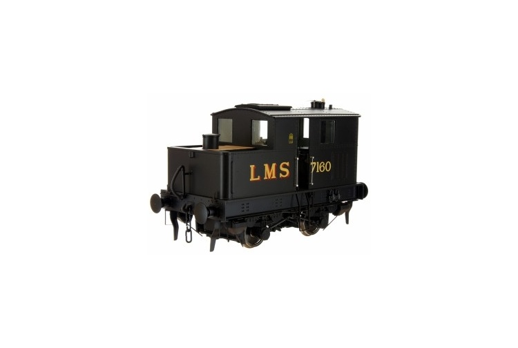 Dapol 7S-005-004 Sentinel Steam Shunter Y1/Y3 LMS 7160 Front Left
