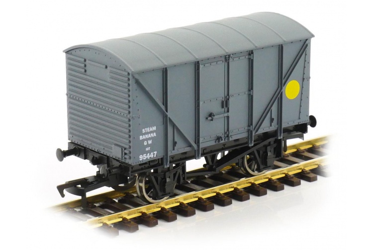 Dapol DA4F-016-108 Banana Van GWR Grey 35639 Front Right