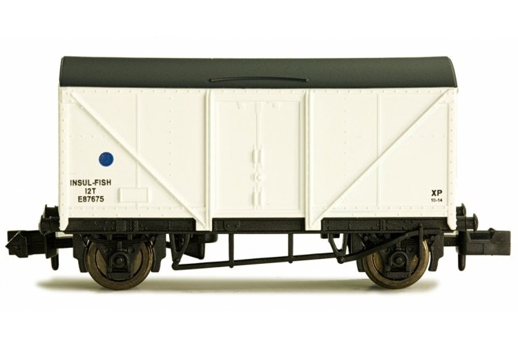 Dapol 2F-019-006 N Gauge Blue Spot Fish Van (white) E87675