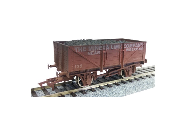 Dapol 4f-051-036 OO Gauge 5 Plank Wagon Minerva Lime Weathered