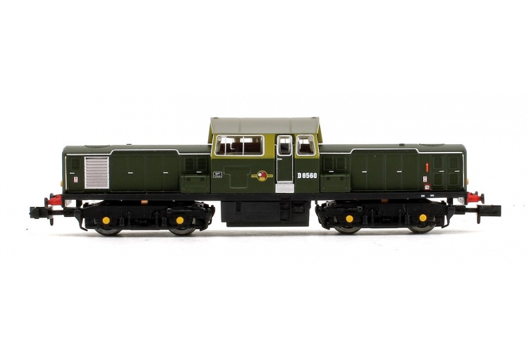 EFE Rail E84503 Class 17 D8560 BR Green (Small Yellow Panels) Side
