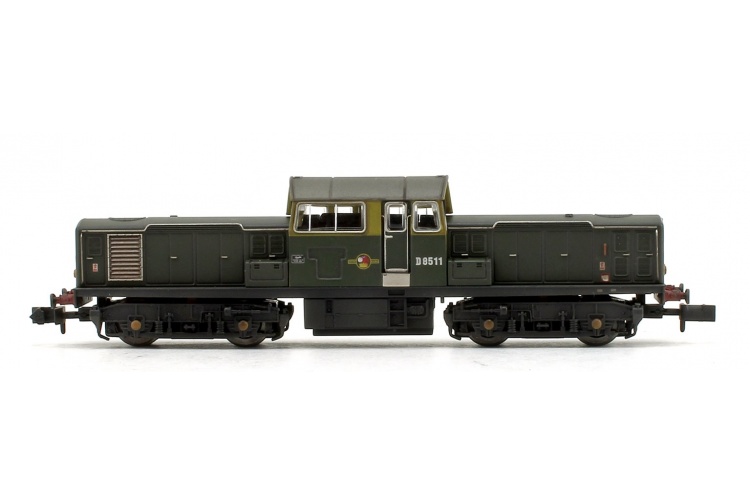 EFE Rail E84508 Class 17 D8511 BR Green (Small Yellow Panels) Side