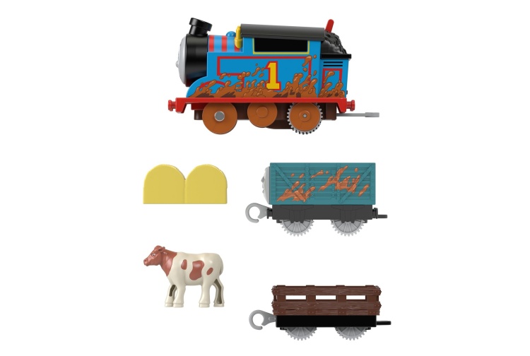 Fisher Price HDY73 Thomas & Friends Motorised Muddy Thomas Contents
