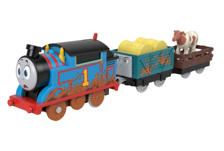 Fisher Price HDY73 Thomas & Friends Motorised Muddy Thomas Front Left