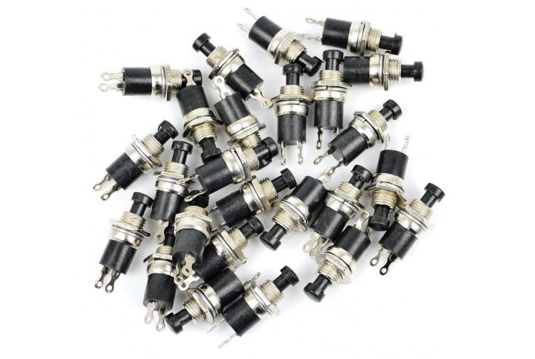 Gaugemaster BPGM513 Black Push to Make Switches 25